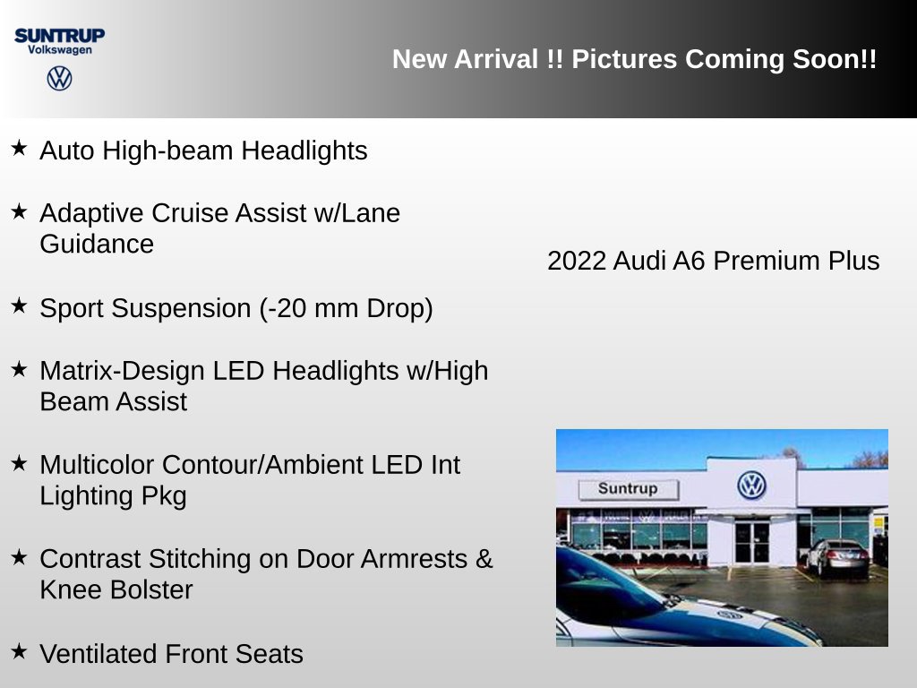 Used 2022 Audi A6 Premium Plus AWD/4WD image 4