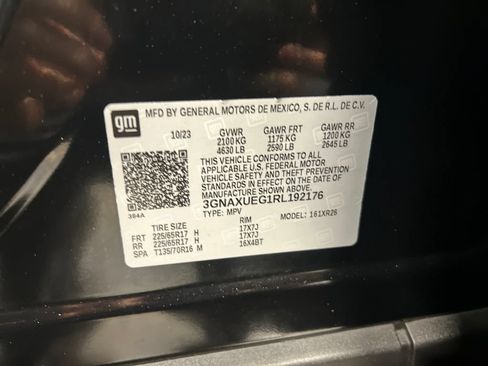 Certified 2024 Chevrolet Equinox LT w/ LPO, Floor Liner Package AWD/4WD image 28