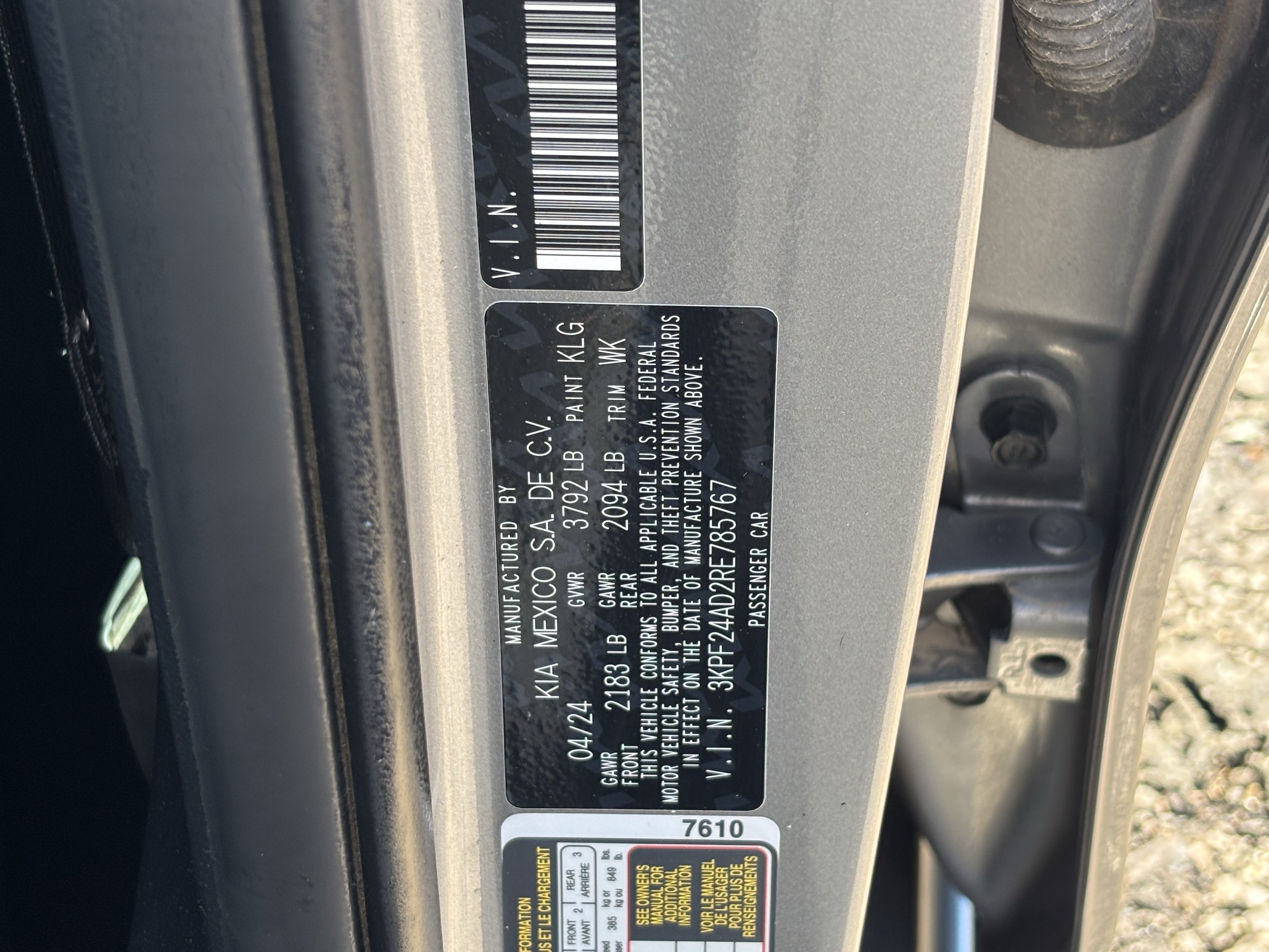 Certified 2024 Kia Forte LXS FWD image 30