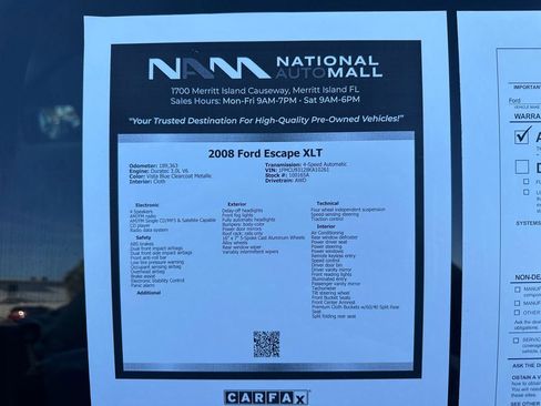 Used 2008 Ford Escape XLT image 41