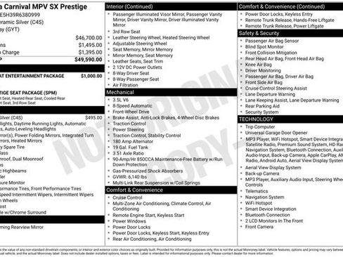 Used 2024 Kia Carnival SX Prestige FWD image 9