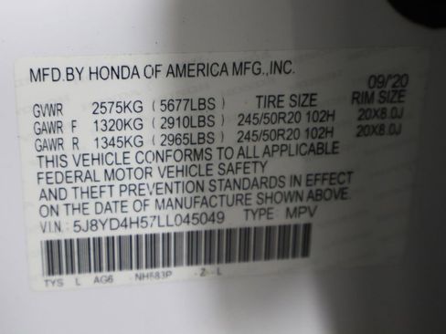 Used 2020 Acura MDX Technology image 38