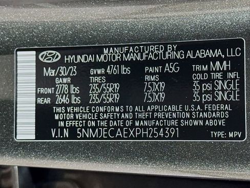 Certified 2023 Hyundai Tucson Limited image 17