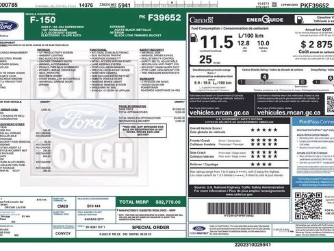 Used 2023 Ford F150 Lariat w/ Equipment Group 502A High AWD/4WD image 2