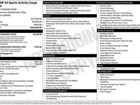 Used 2021 BMW X4 xDrive30i w/ Premium Package 3 image 29