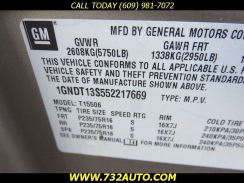 Used 2005 Chevrolet TrailBlazer LS w/ LS Preferred Equipment Group image 35