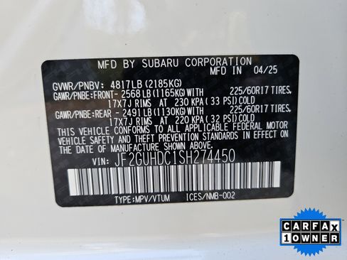 Certified 2025 Subaru Crosstrek 2.0i Premium image 47