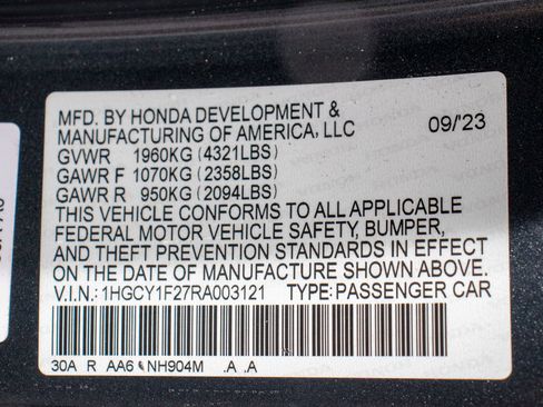 Certified 2024 Honda Accord LX image 32