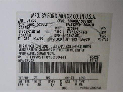 Used 2000 Ford F250 Lariat AWD/4WD image 95