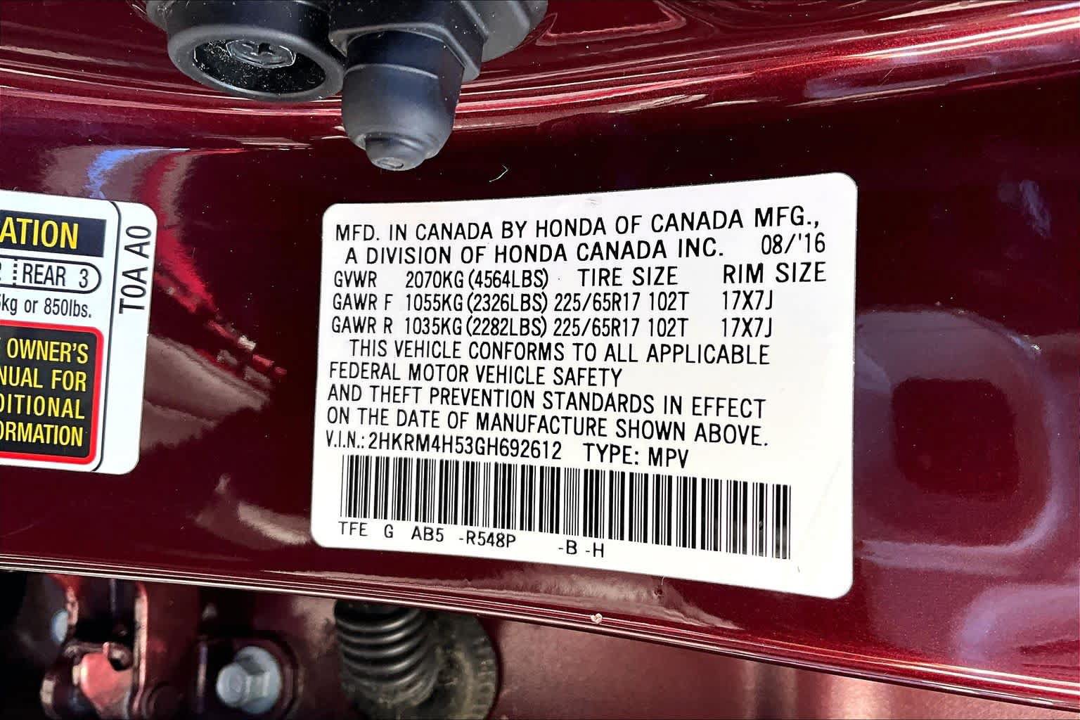 Used 2016 Honda CR-V EX image 38