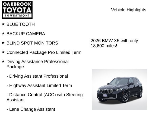 Used 2026 BMW X5 xDrive40i AWD/4WD image 5