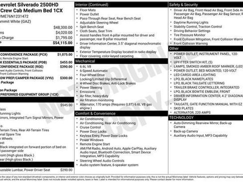 Used 2022 Chevrolet Silverado 2500 Custom w/ Custom Convenience Package AWD/4WD image 7