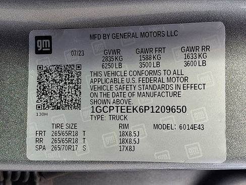 Certified 2023 Chevrolet Colorado Trail Boss w/ Technology Package image 29