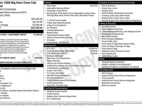 New 2026 RAM 1500 Big Horn AWD/4WD image 6