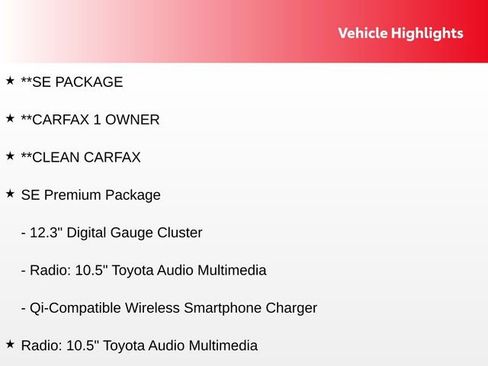 Used 2026 Toyota Corolla SE w/ SE Premium Package image 4