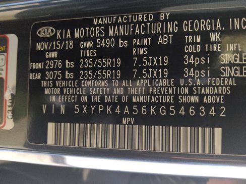Used 2019 Kia Sorento SX FWD image 33