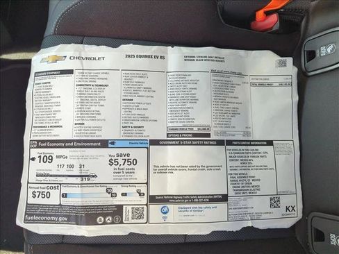 New 2025 Chevrolet Equinox EV RS w/ Convenience Package II image 18