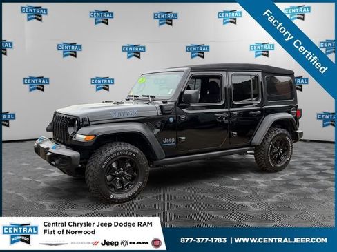 Certified 2023 Jeep Wrangler Unlimited w/ Cold Weather Group AWD/4WD image 1