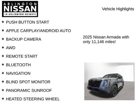 Certified 2025 Nissan Armada PRO-4X w/ Pro-4X Premium Package AWD/4WD image 8