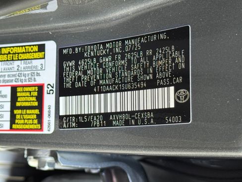 Used 2025 Toyota Camry SE w/ Convenience Package image 42