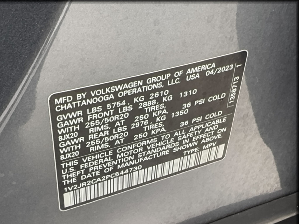 Used 2023 Volkswagen Atlas SE w/ Panoramic Sunroof Package FWD image 60