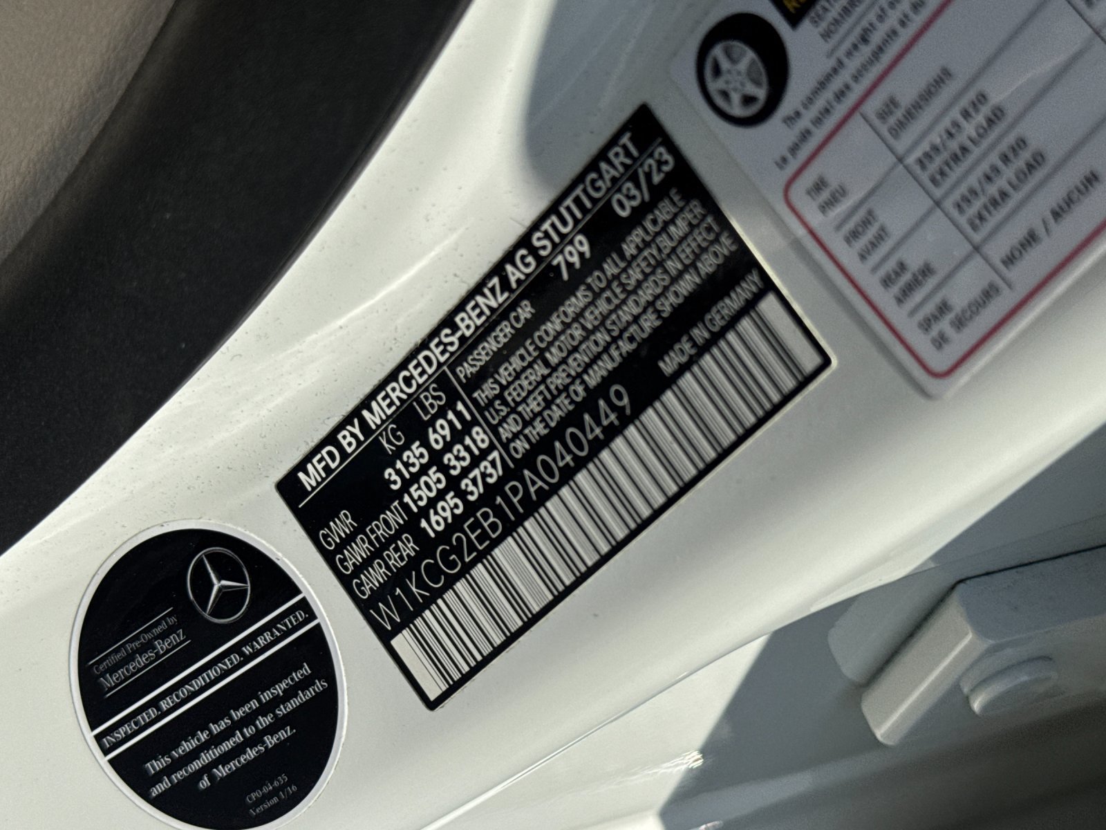 Certified 2023 Mercedes-Benz EQS 450+ 4MATIC Sedan image 29