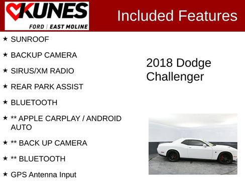 Used 2018 Dodge Challenger R/T Scat Pack w/ Dynamics Package image 2