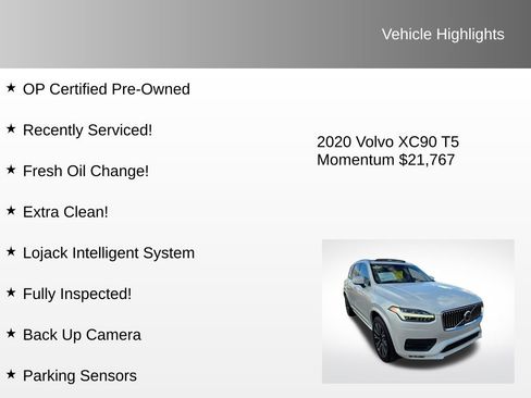 Used 2020 Volvo XC90 T5 Momentum w/ Protection Package Premier image 4