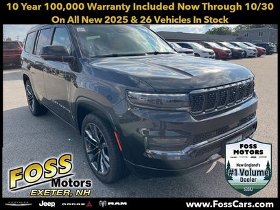New 2025 Jeep Grand Wagoneer Series III w/ Quick Order Packagew 28T