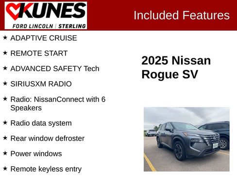 Used 2025 Nissan Rogue SV AWD/4WD image 2