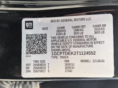 Certified 2026 Chevrolet Colorado Z71 w/ Technology Package AWD/4WD image 56