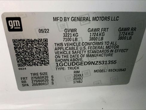 Used 2022 Chevrolet Silverado 1500 LTZ AWD/4WD image 32