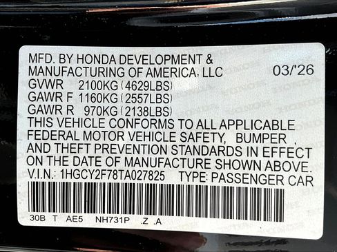 New 2026 Honda Accord Sport image 21
