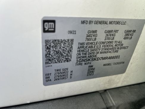 Used 2021 Chevrolet Tahoe Premier AWD/4WD image 30