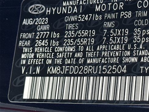 Used 2024 Hyundai Tucson Limited image 34