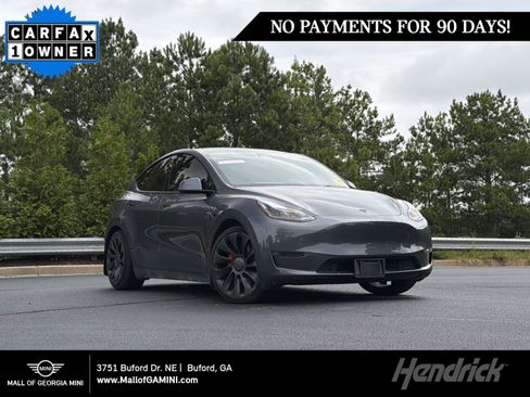 Used 2023 Tesla Model Y Long Range AWD/4WD image 1