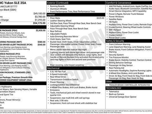 Used 2018 GMC Yukon SLE w/ SLE Value Package image 7