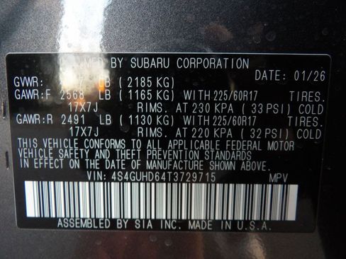 New 2026 Subaru Crosstrek 2.0i Premium AWD/4WD image 29