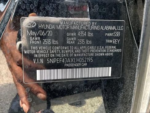 Used 2020 Hyundai Sonata SEL w/ Convenience Package FWD image 8