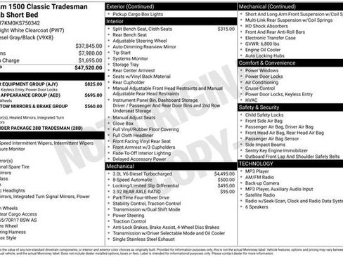 Used 2019 RAM 1500 Tradesman w/ Popular Equipment Group AWD/4WD image 5