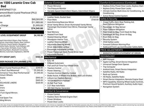 Used 2023 RAM 1500 Laramie AWD/4WD image 6