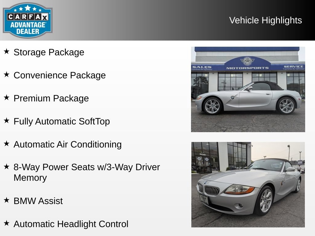 Used 2004 BMW Z4 3.0i RWD image 4