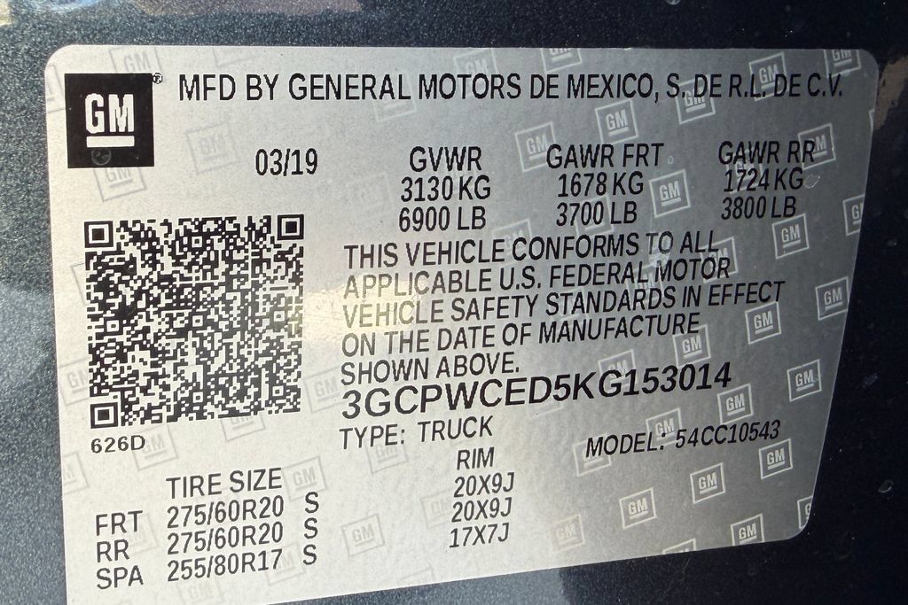 Used 2019 Chevrolet Silverado 1500 LT w/ Texas Edition RWD image 12