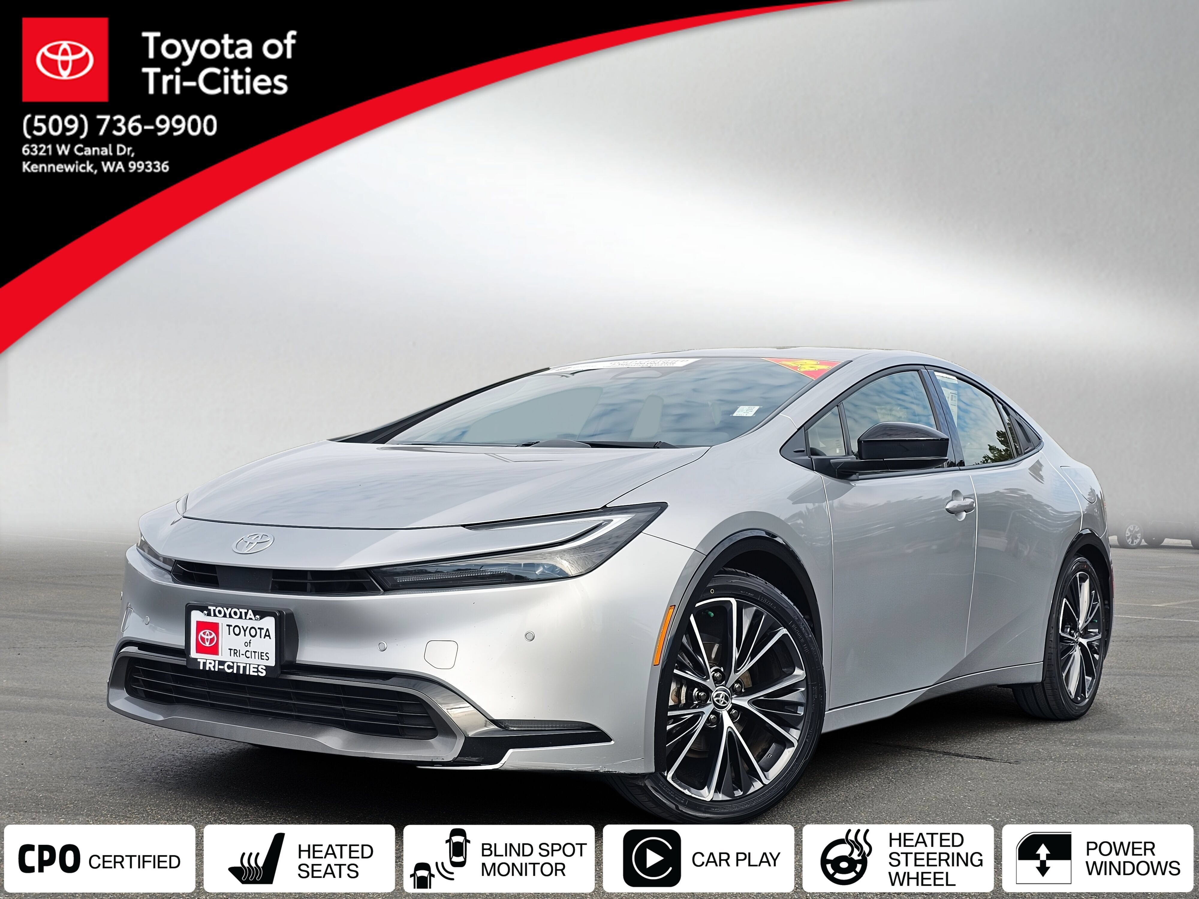 Certified 2024 Toyota Prius XLE FWD image 1