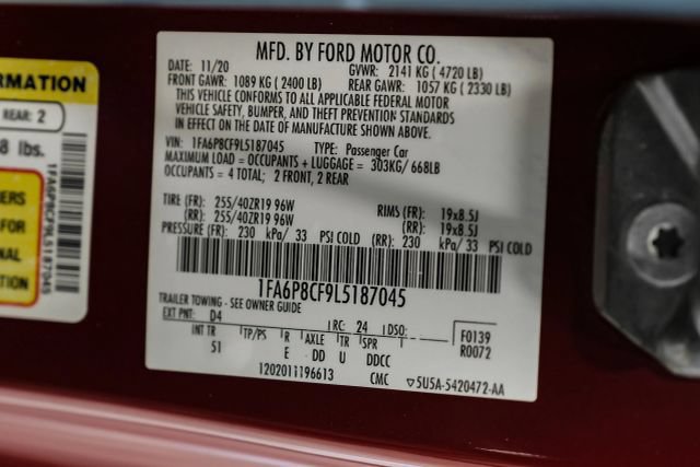 Used 2020 Ford Mustang GT Premium w/ Equipment Group 401A RWD image 43