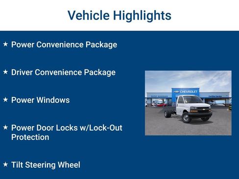 New 2025 Chevrolet Express 3500 w/ Power Convenience Package image 3