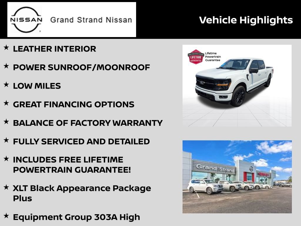 Used 2024 Ford F150 XLT w/ Equipment Group 303A High AWD/4WD image 4