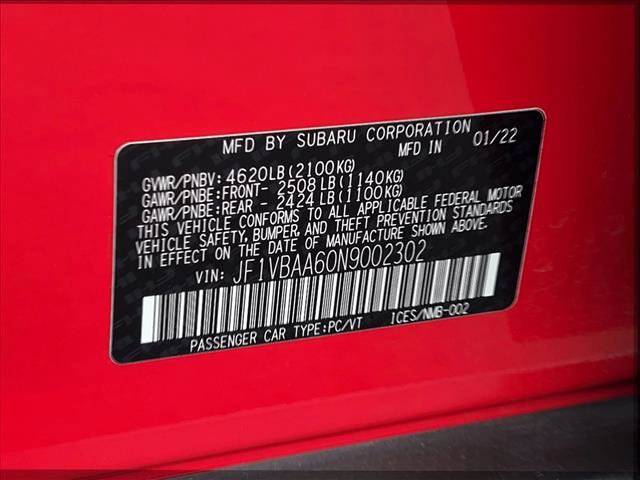 Used 2022 Subaru WRX AWD/4WD image 23