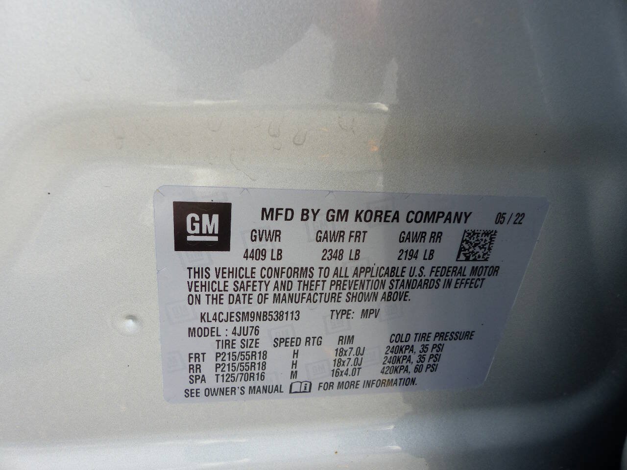 Used 2022 Buick Encore Preferred w/ Safety Package AWD/4WD image 12