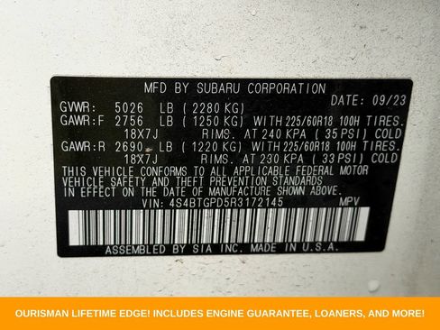 Used 2024 Subaru Outback Touring XT AWD/4WD image 30